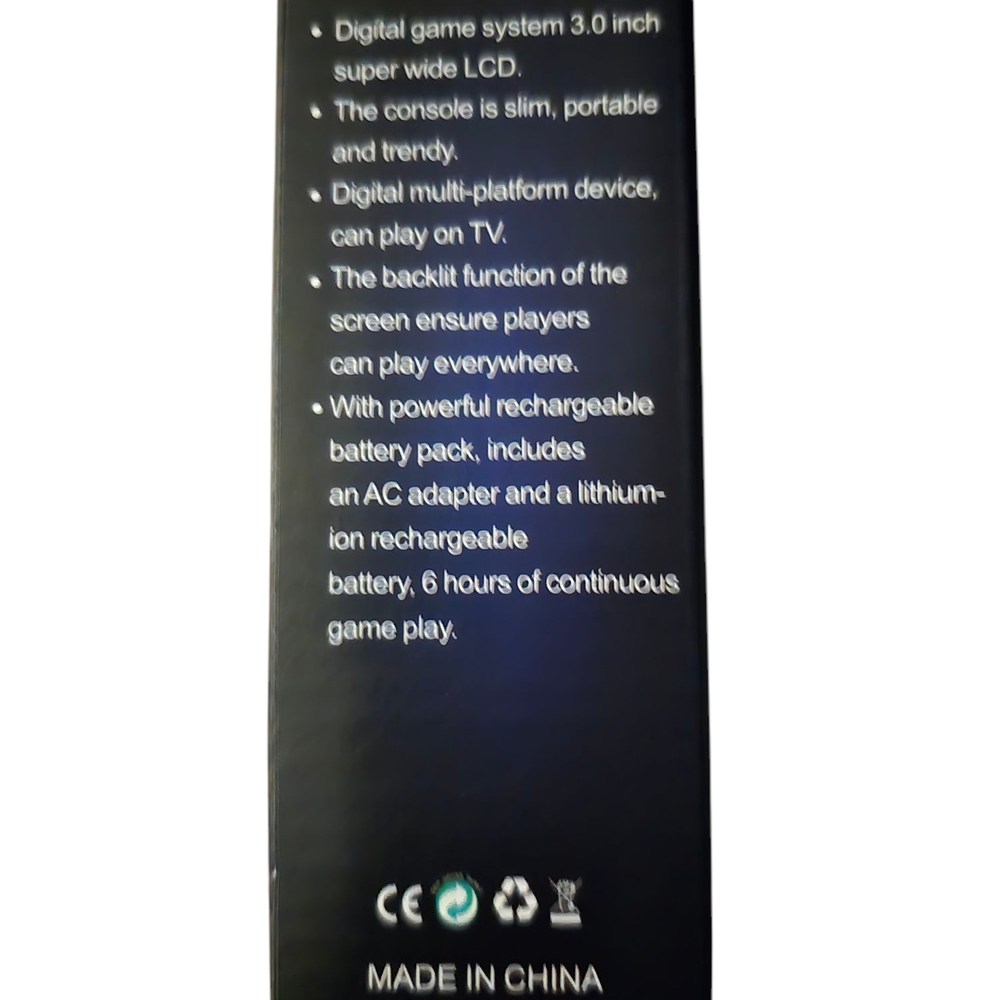 Red Handheld Retro Gaming Console - Picture 3 of 4